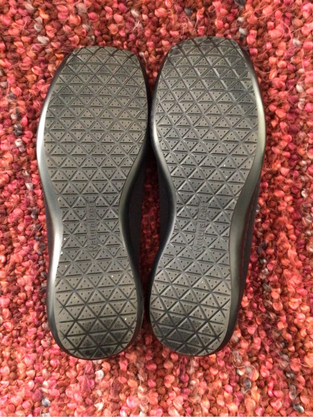 Naturalizer Black Fabric Slip-on Wedge - 8.5W